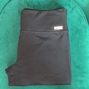 Pink Victoria Secret Black Leggings